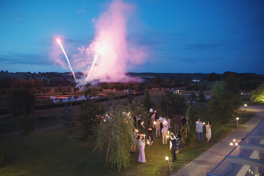 Wedding fireworks