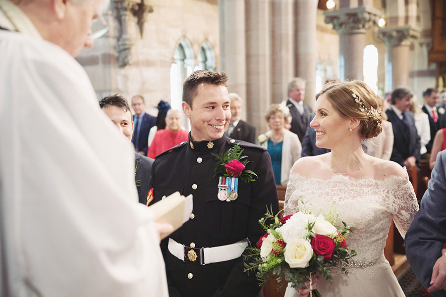 St. Paul's Church Hooton wedding | Hooton wedding | Christian wedding | Military wedding | Beautiful English church wedding venue | Natural wedding photography
