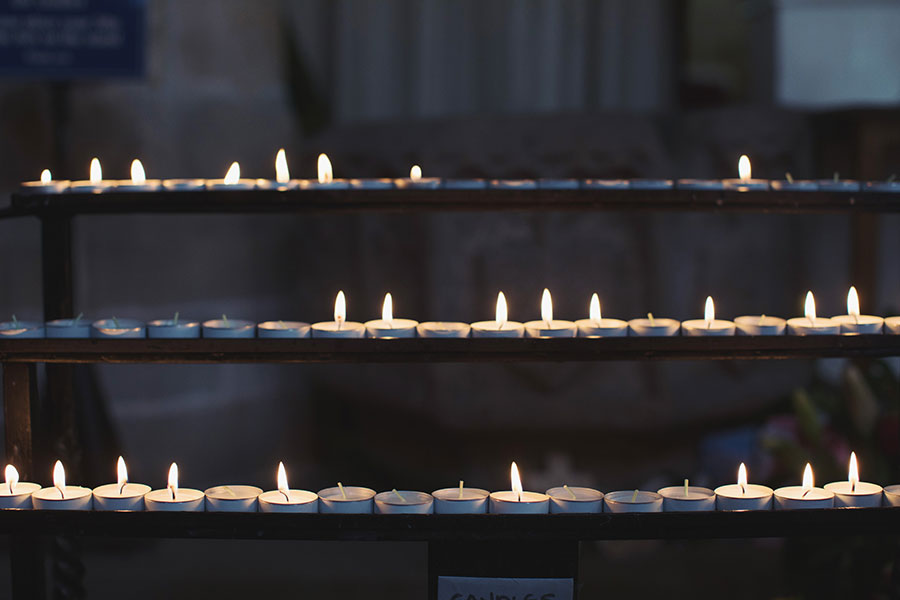 Church candles