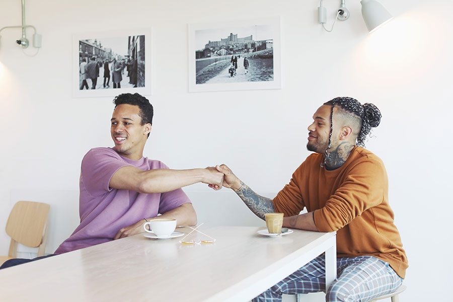 Jason Quainoo & Nathan Gordon ♡ Church Temple of Fun, Sheffield Portrait Photoshoot 5 Jason & Nathan 5