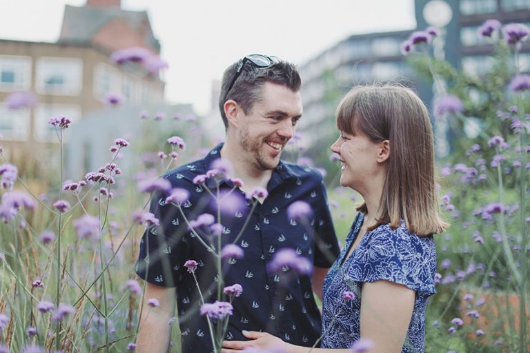 Aimee & Daniel ♡ Quayside & Sheffield City Centre Engagement Photoshoot