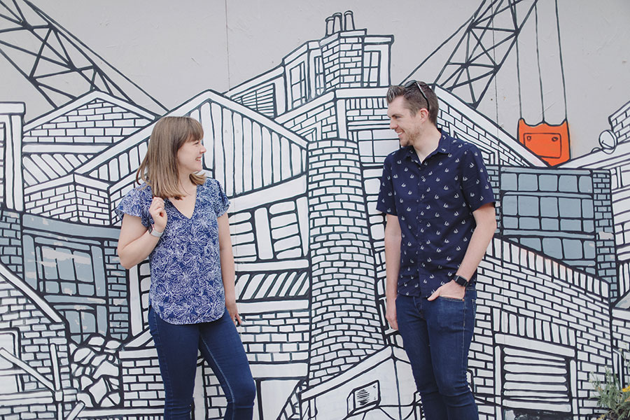 Aimee & Daniel ♡ Quayside & Sheffield City Centre Engagement Photoshoot 19 Aimee & Dan 18