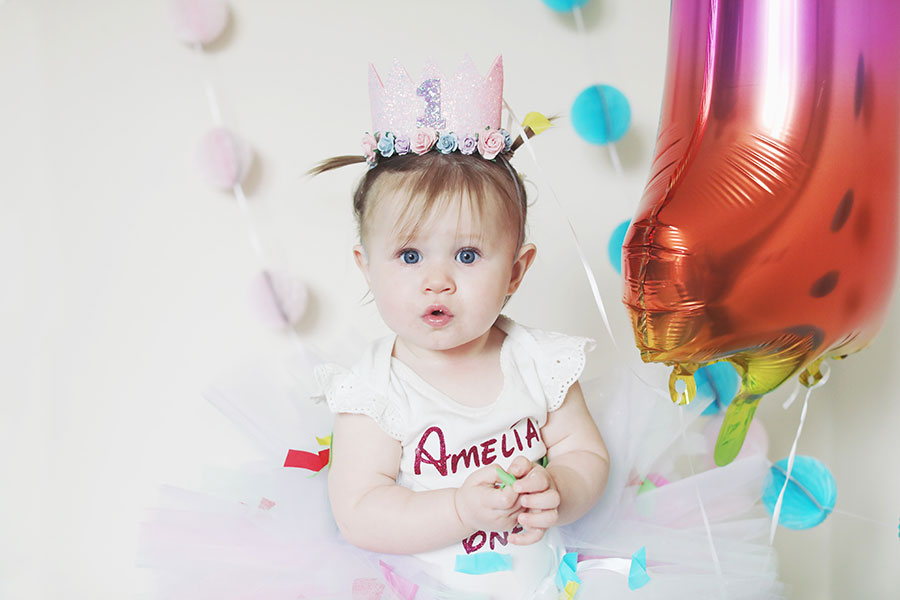 Amelia’s Cake Smash Photoshoot ♡ Yorkshire Child Photography 10 Amelia's Birthday 9